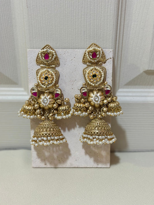 Multi Jhumka Drops