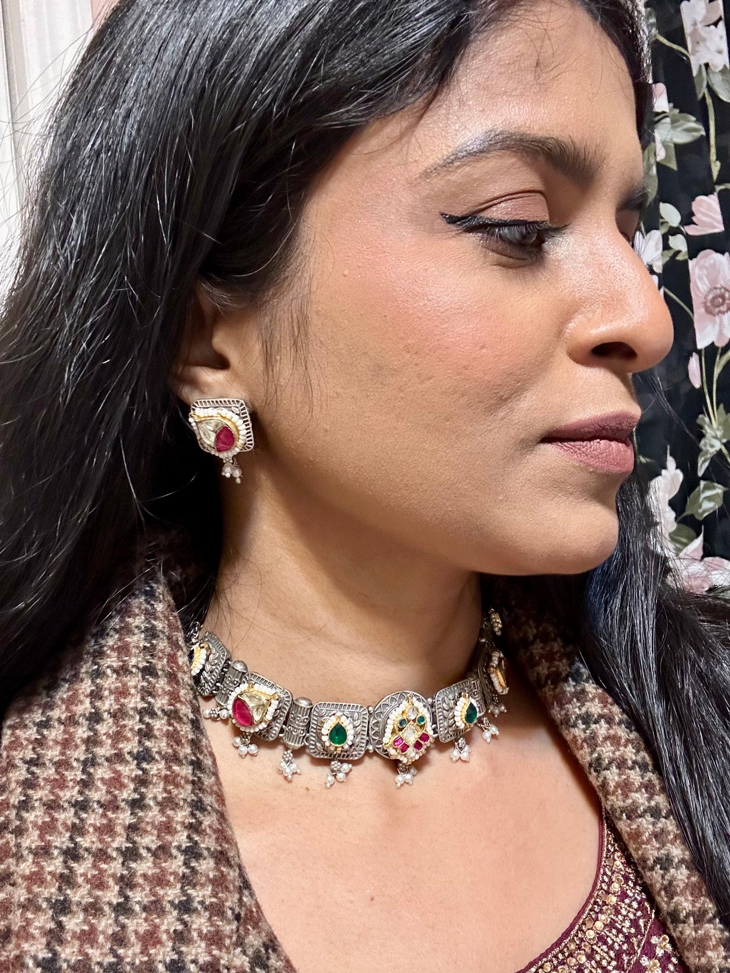 Jadau Kundan Tribal Necklace