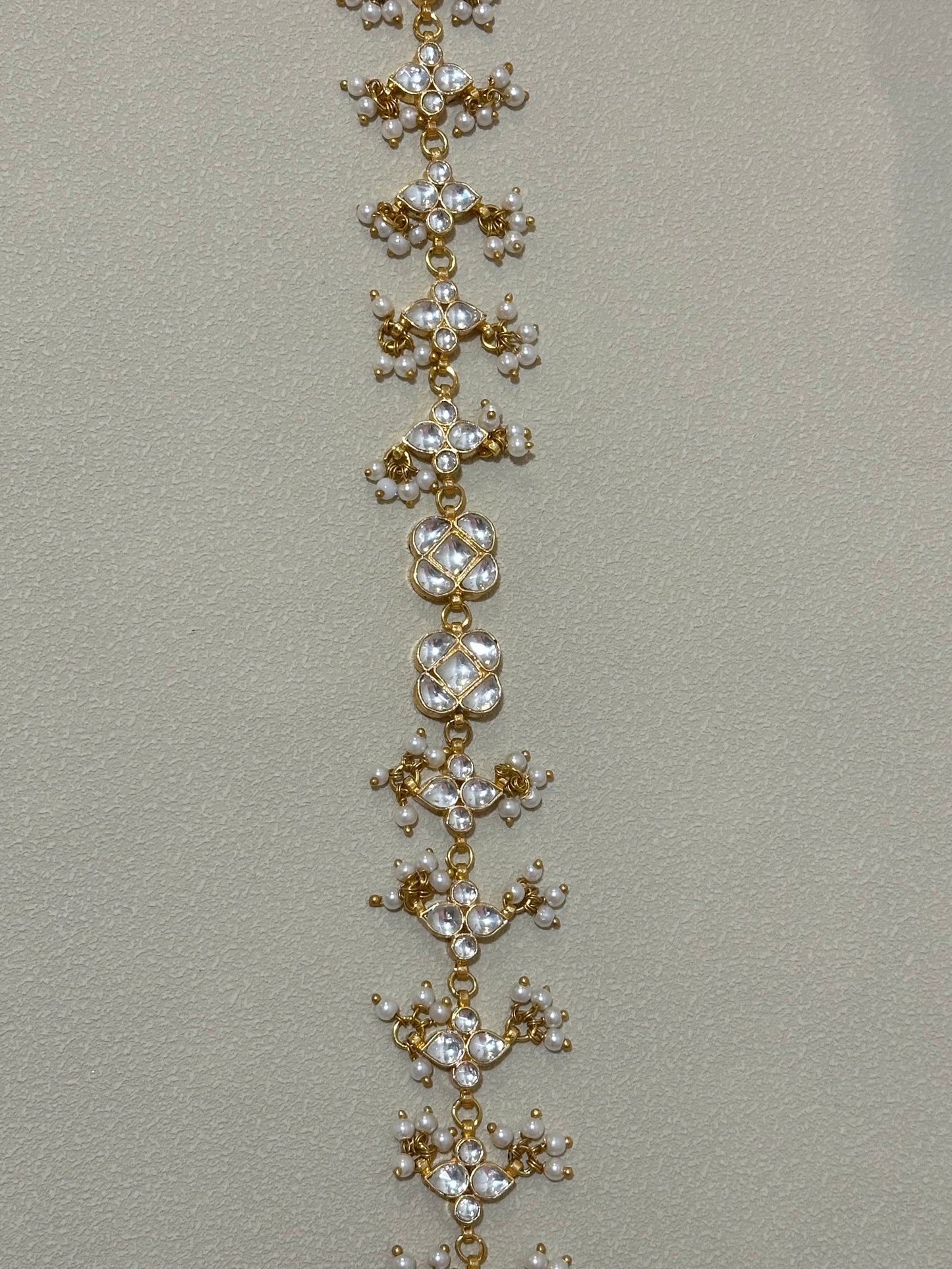 Simple Pachi Kundan Headband/sheeshphool