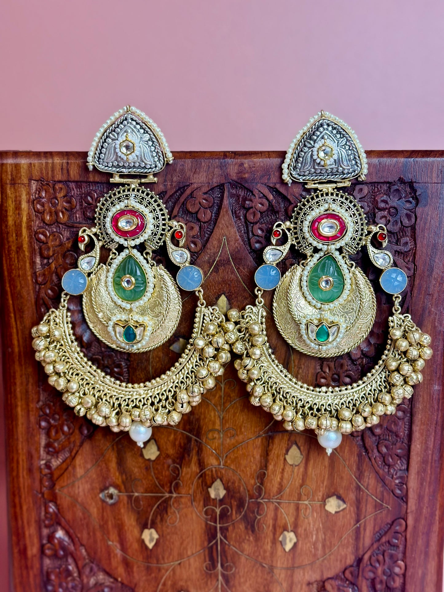 Statement Chandbali Earrings